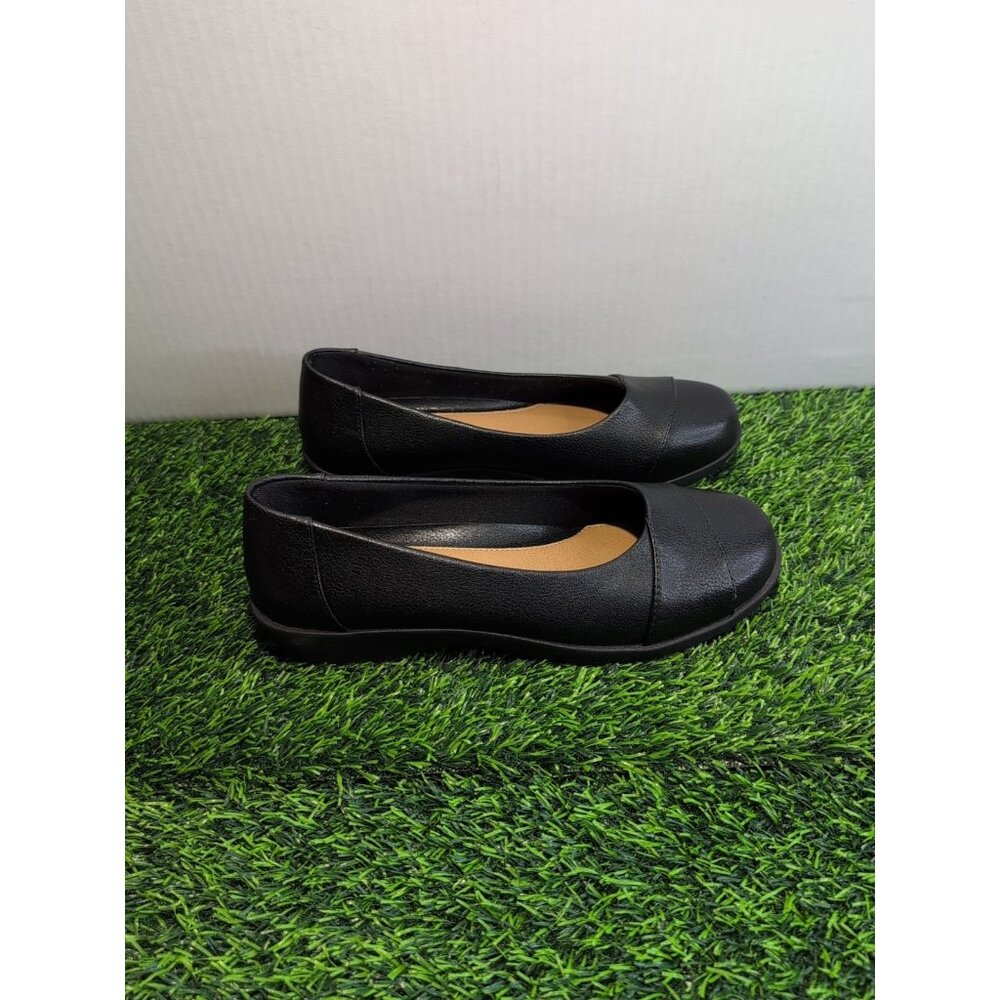 Comfortview Black GAB 07118, Ballet Flat Cushioned Insole, Women’s 9.5 WW